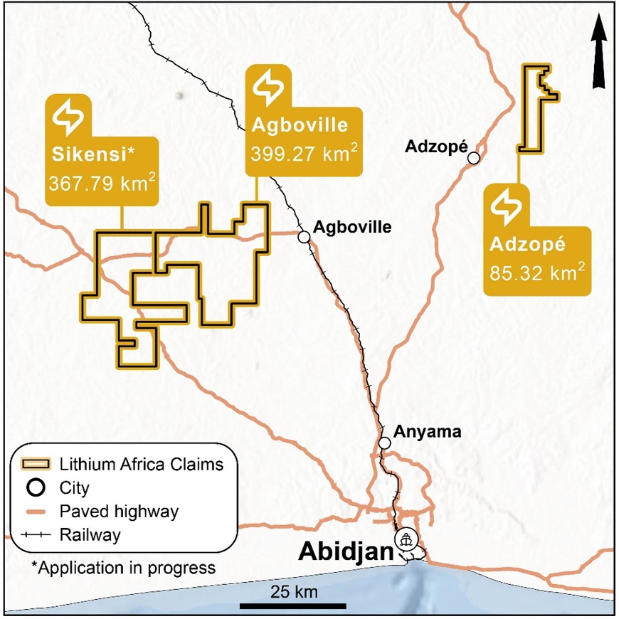 Adzope Project Location